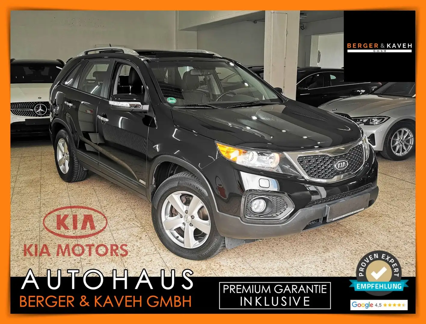 Kia Sorento 4WD AUTOMATIK | PANO | AHK | LEDER Noir - 1