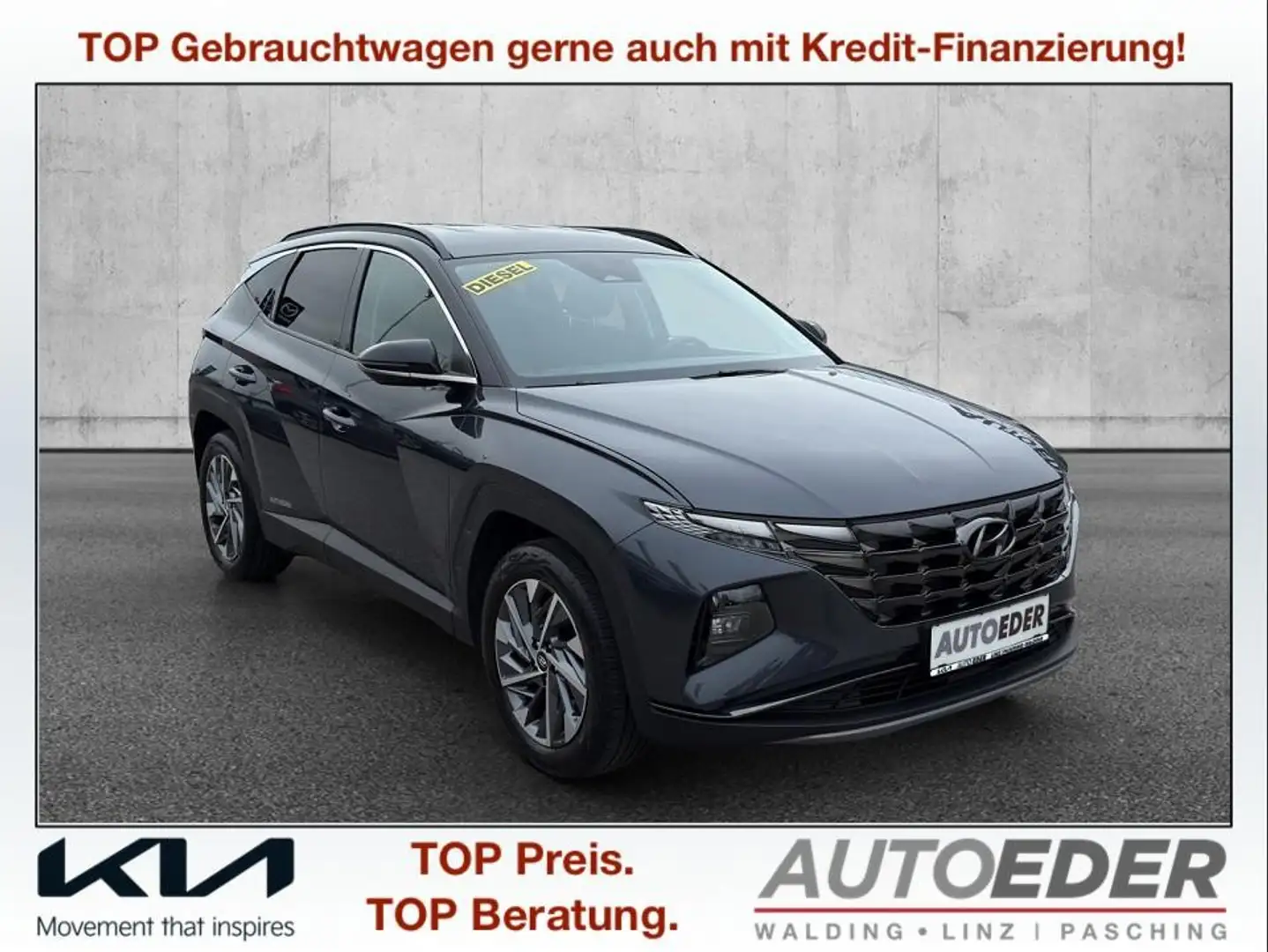 Hyundai TUCSON Tucson 1,6 CRDI 2WD Edition 30 Grau - 1