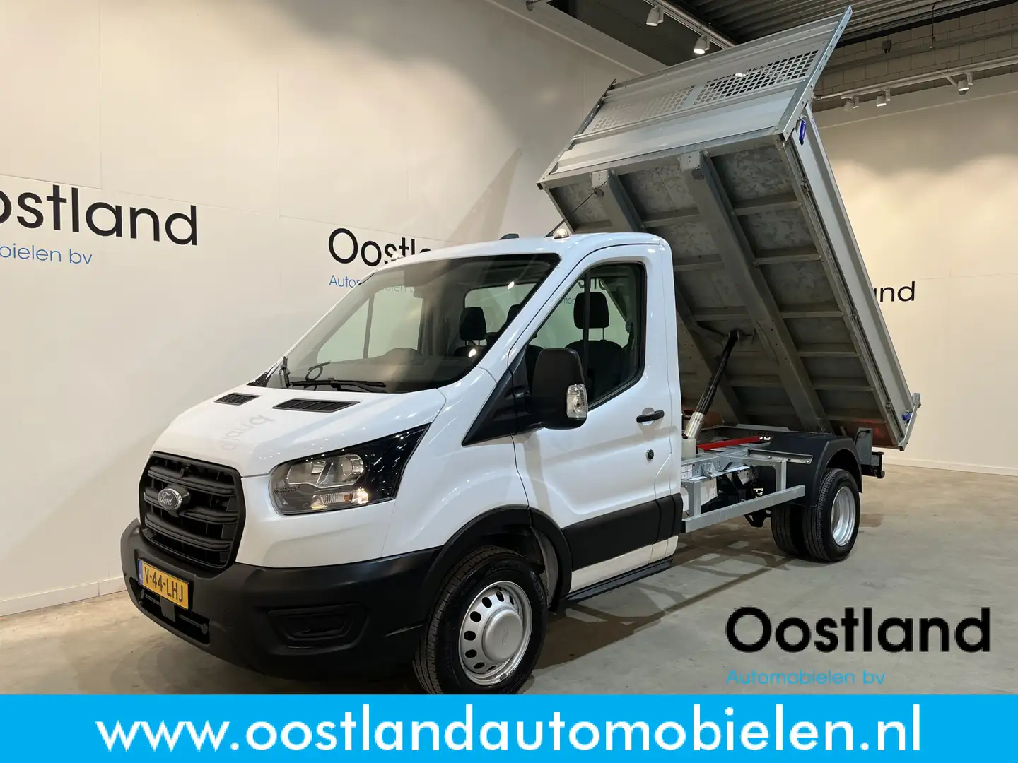 Ford Transit 2.0 TDCI L2H1 130 PK RWD Kipper Open Laadbak / Eur Wit - 1