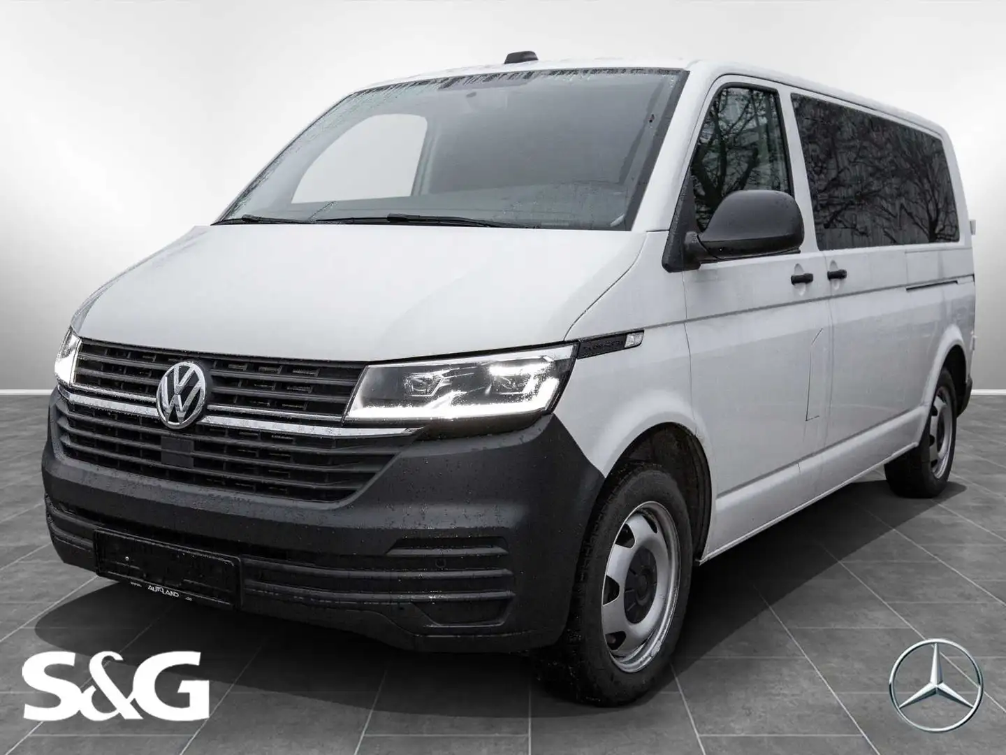 Volkswagen T6 Transporter 2.0 TDI LKW Zul.+RüKam+Klima Blanc - 1