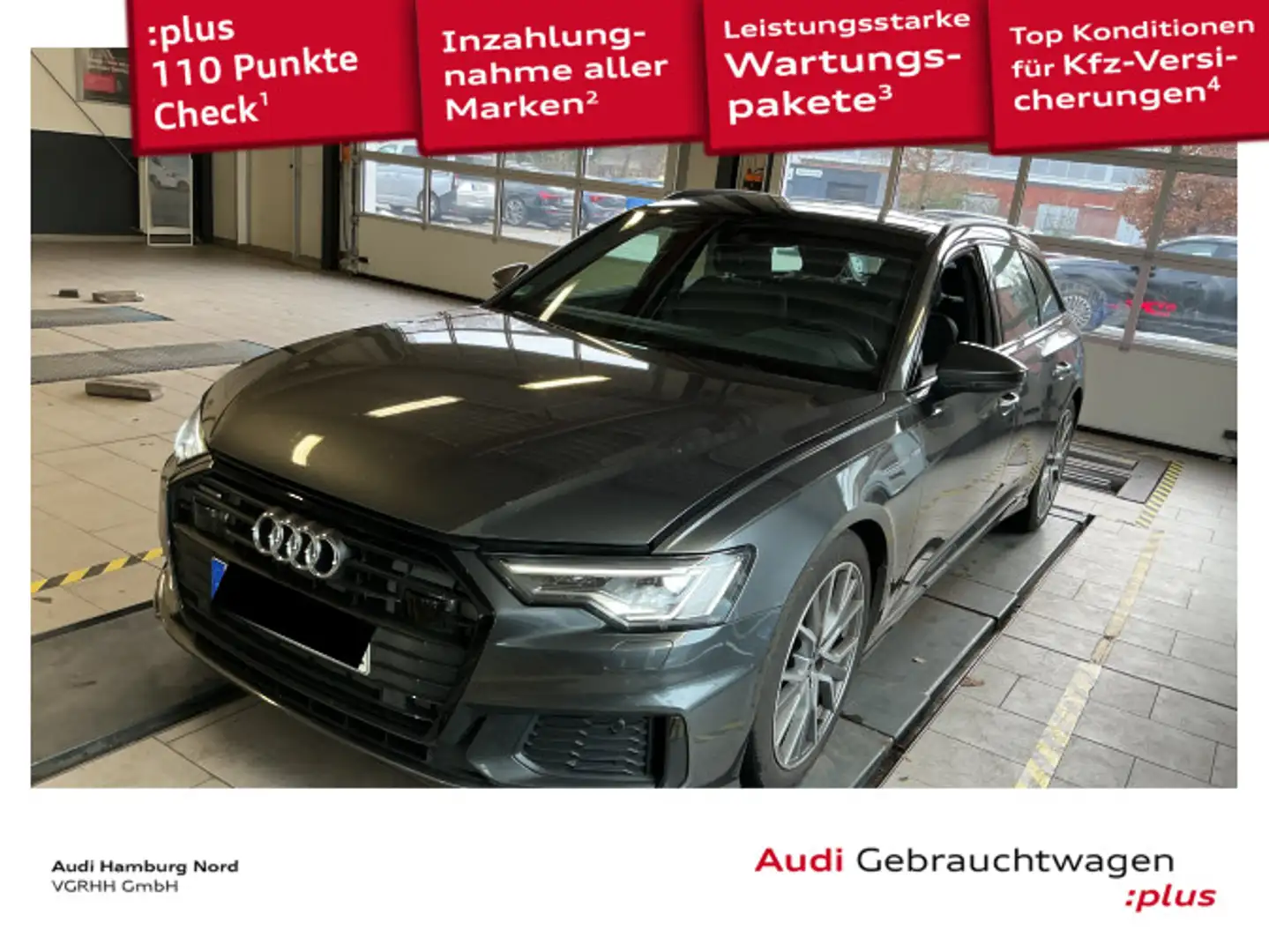 Audi A6 50 TFSIe S line quat. B&O ACC Pano Navi Grau - 1