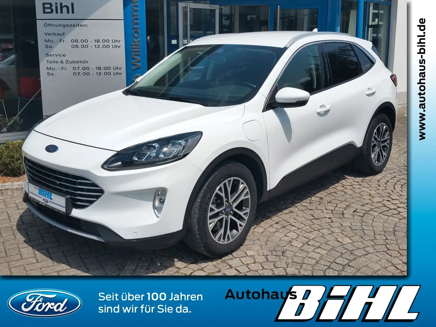 Ford Kuga Titanium X PHEV Navi Kamera B&O 18"-LM 1.Ha Blanc - 1