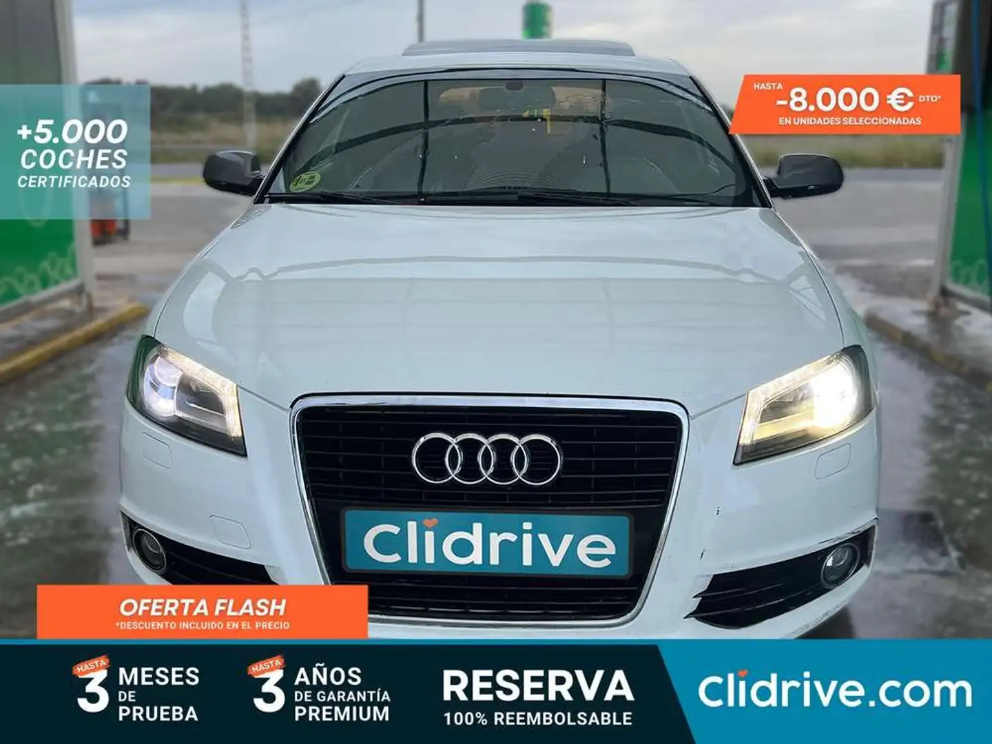 Audi A3 2.0TDI Ambition S-Tronic Blanco - 1
