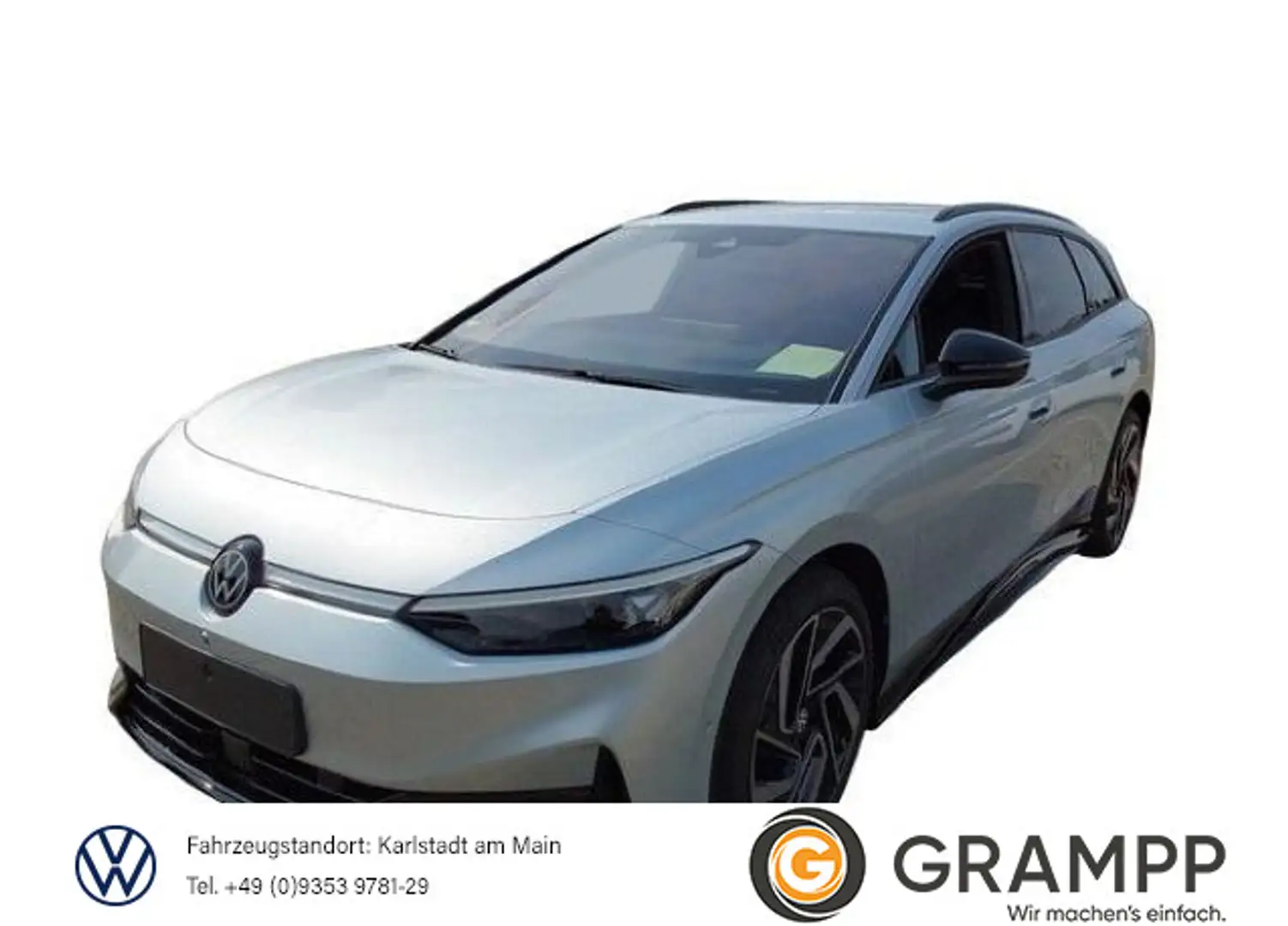 Volkswagen ID.7 Tourer Pro +WÄRMEPUMPE+AHK+MATRIX+MASSAGE+ Argent - 1