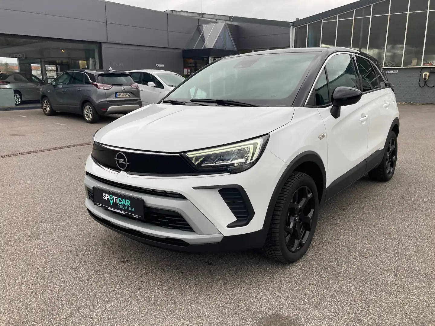 Opel Crossland Elegance 1.2 Turbo 130PS*AT-6*RFK*PP*AHK*SHZ*LM Weiß - 1