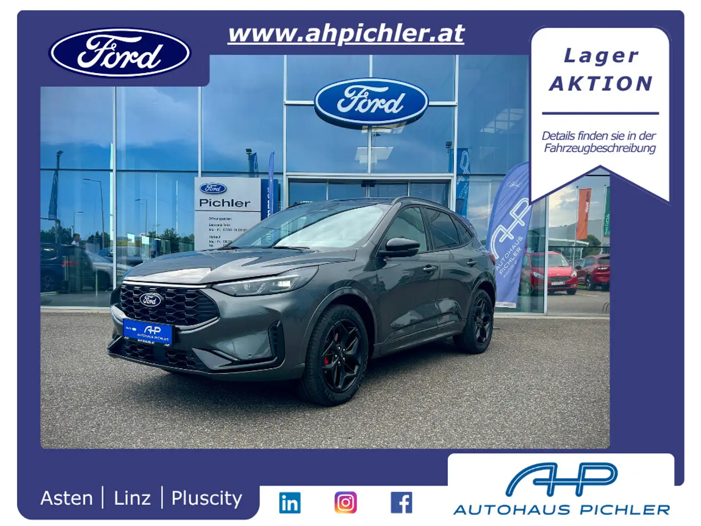Ford Kuga BlueCruise Edition 2,5 FHEV Allrad Aut. - Leasi... Grau - 1