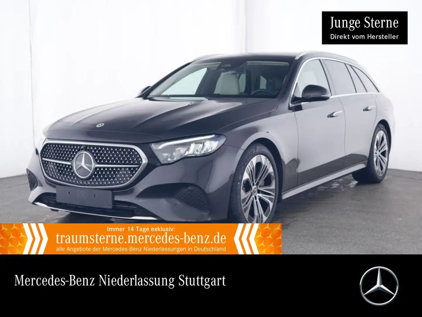 Mercedes-Benz E 300 de T 4M Hybrid Avantgarde Distr. LED AHK PTS Grau - 1