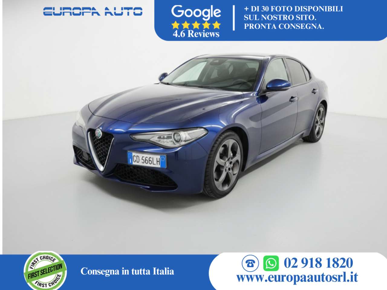 Alfa Romeo Giulia 2.2 t Super 160cv auto