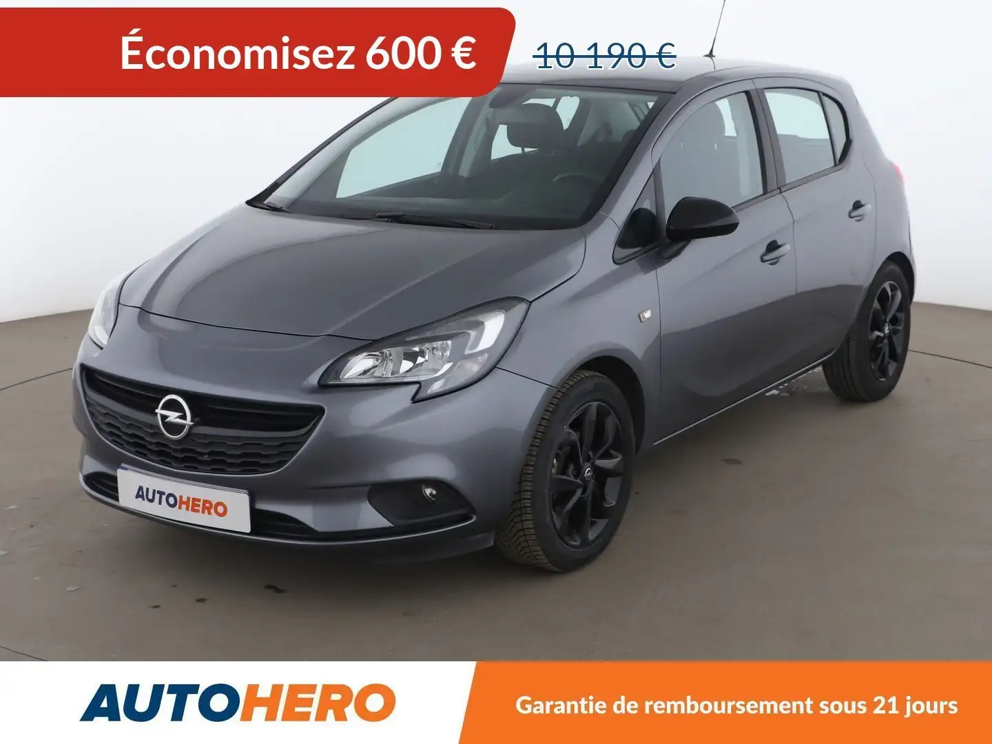 Opel Corsa 1.4 Black Edition Gris - 1