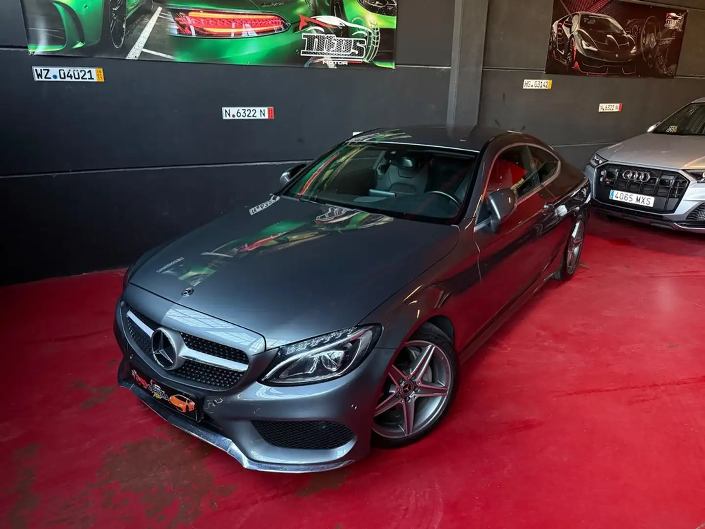 Mercedes-Benz C 220 Coupé d Gris - 1