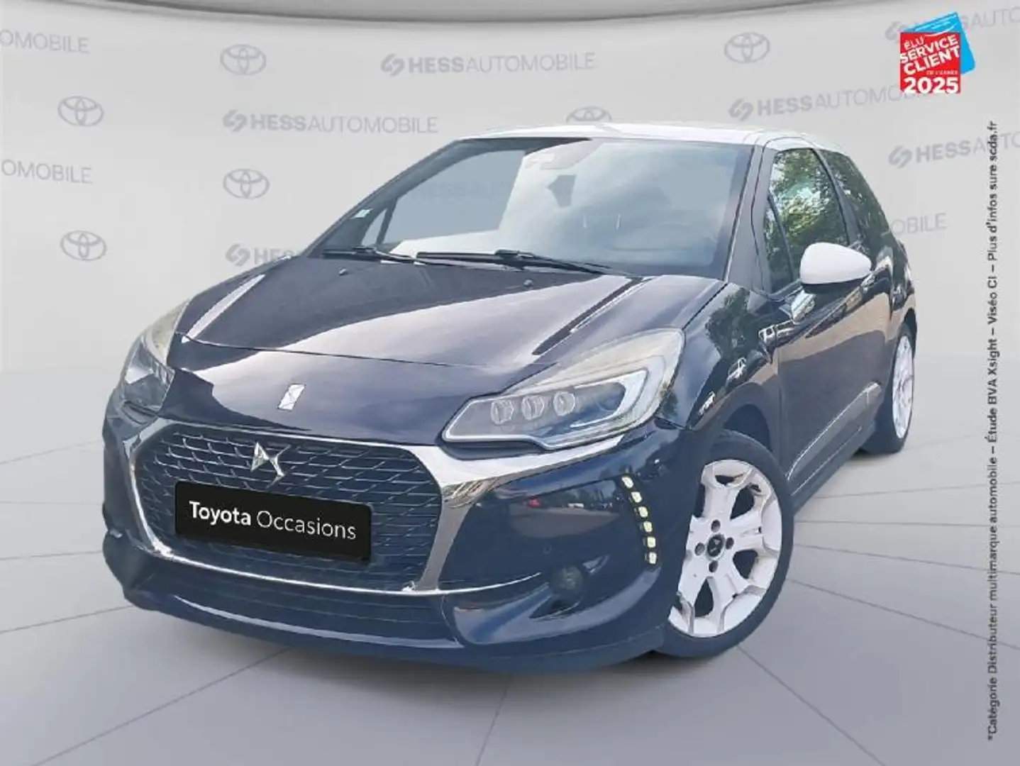 DS Automobiles DS 3 PureTech 130ch Sport Chic S\u0026S Bleu - 1