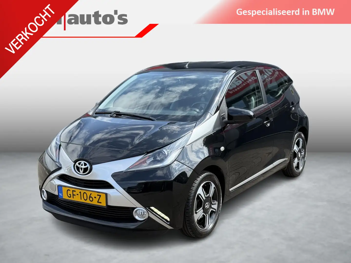 Toyota Aygo 1.0 VVT-i x-clusiv Org NL Schwarz - 1