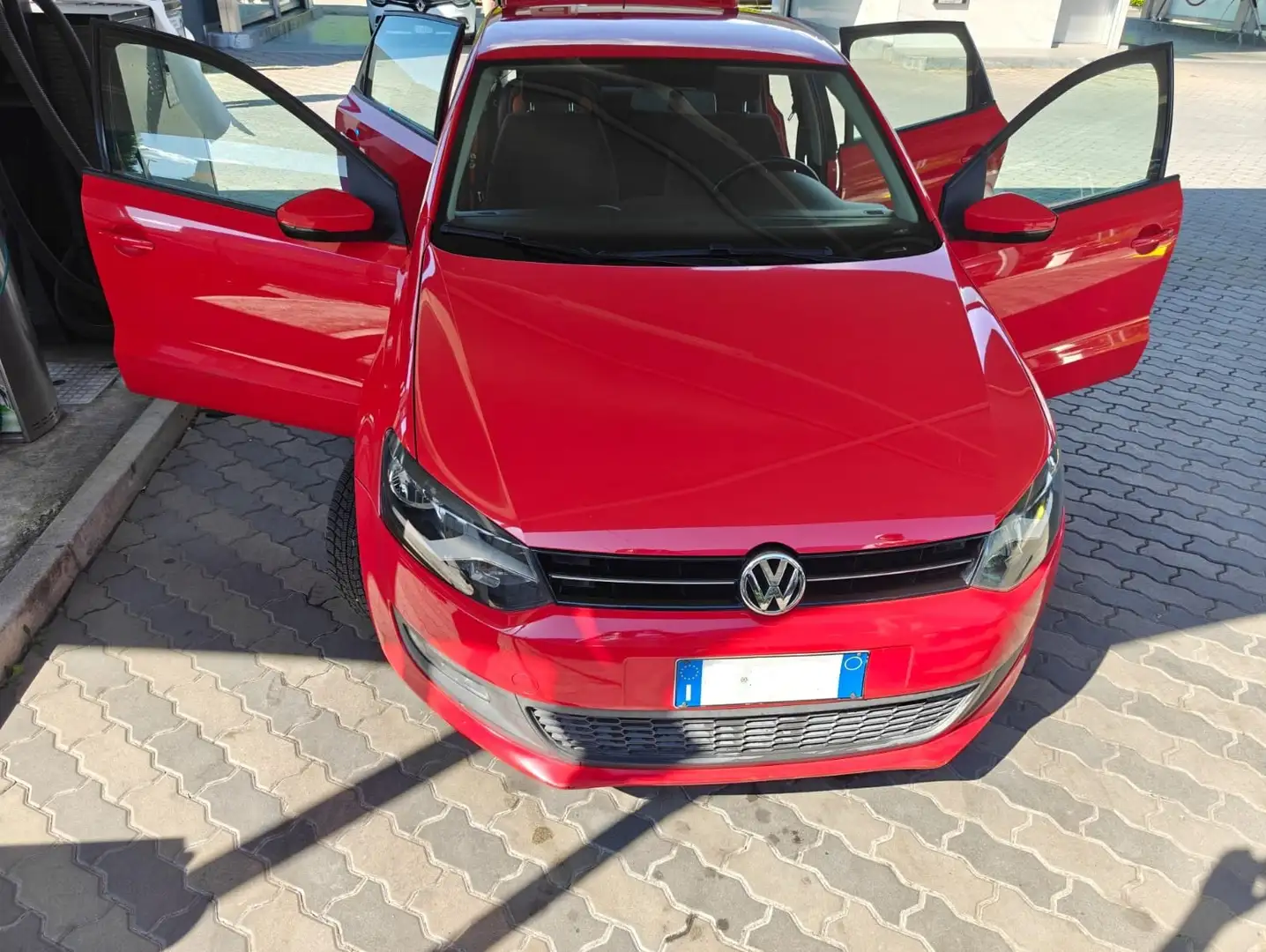 Volkswagen Polo Polo V 2009 5p 1.2 Comfortline 70cv Rosso - 1