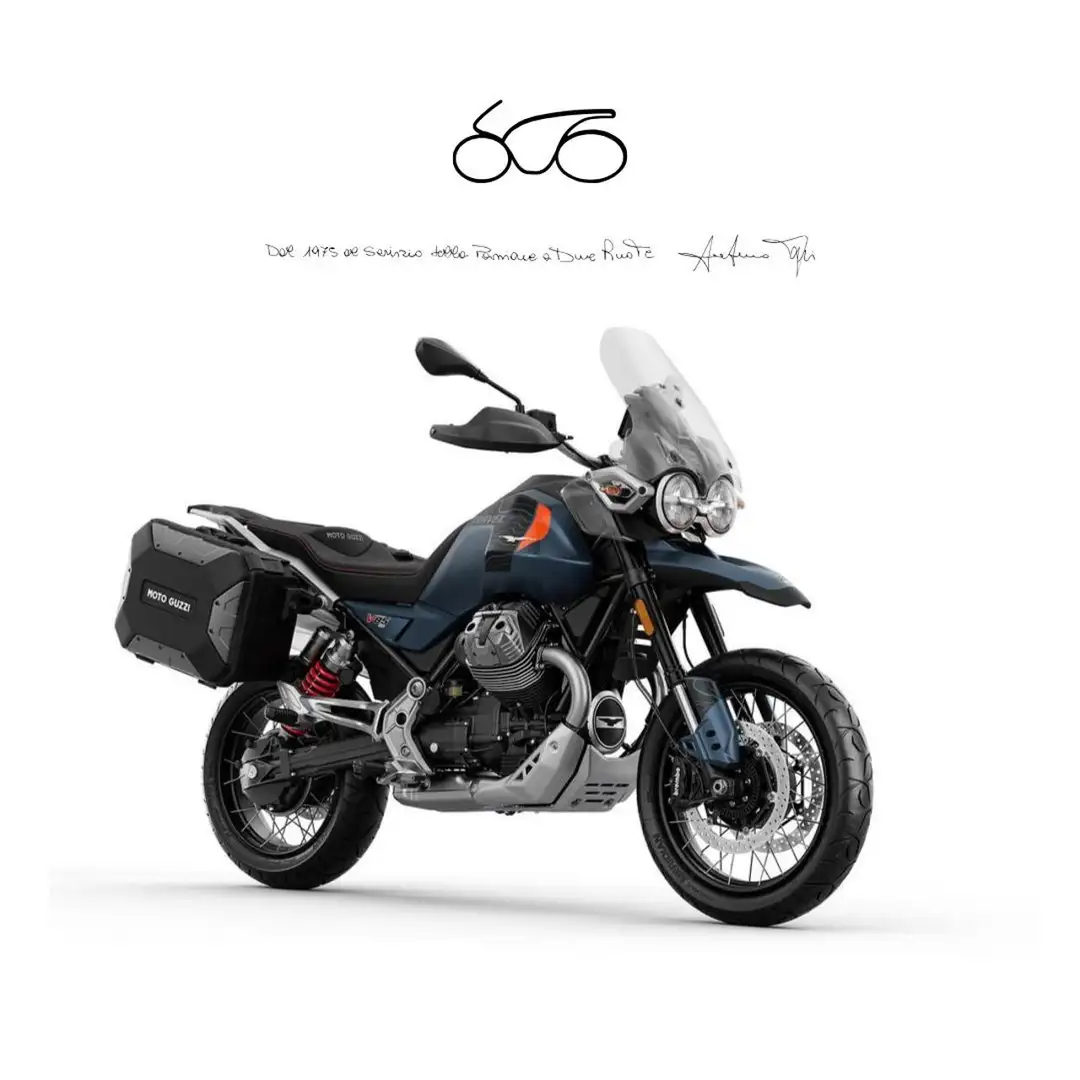 Moto Guzzi V 85 TRAVEL MY26 Blu/Azzurro - 1