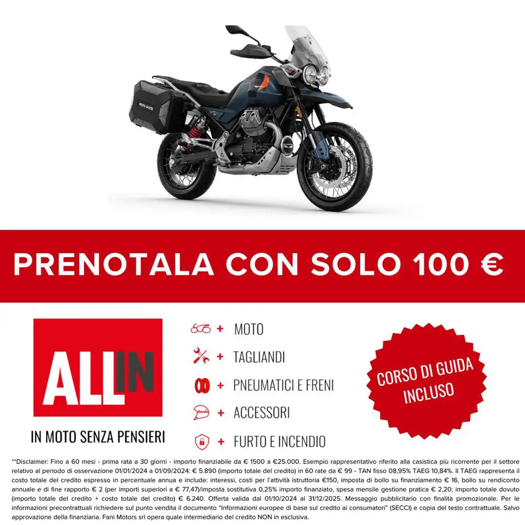 Moto Guzzi V 85 TRAVEL MY26 Blu/Azzurro - 2