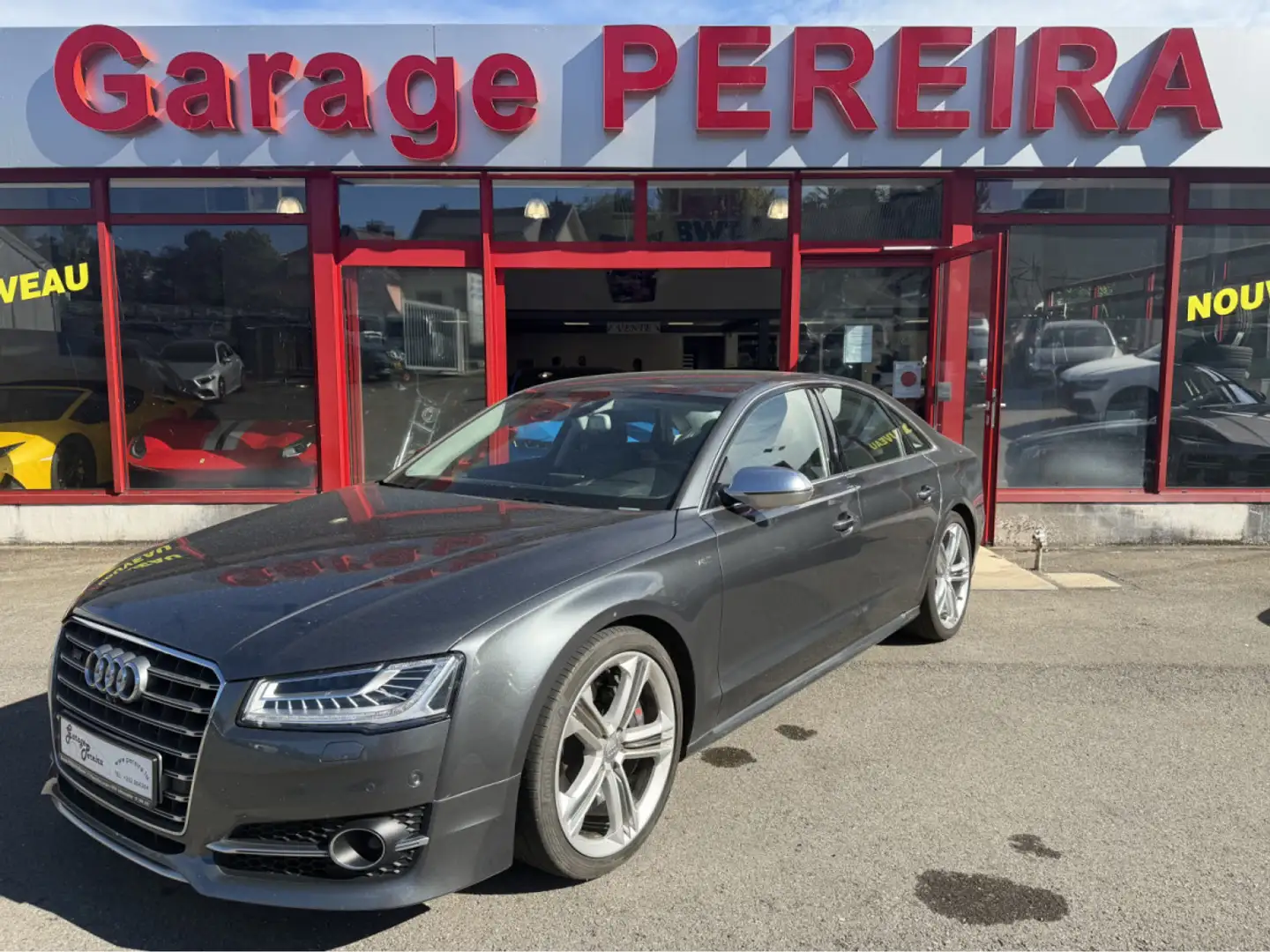 Audi S8 4.0 TFSI QUATTRO NIGHT VISION BOSE CUIR NAVI 1 HAN Grau - 2