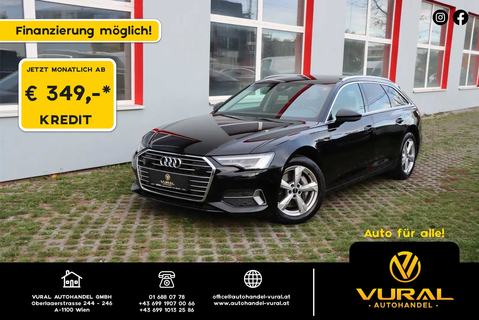Audi A6 50TDI quattro Sport | Matrix-LED | ACC | LEDER | Noir - 1