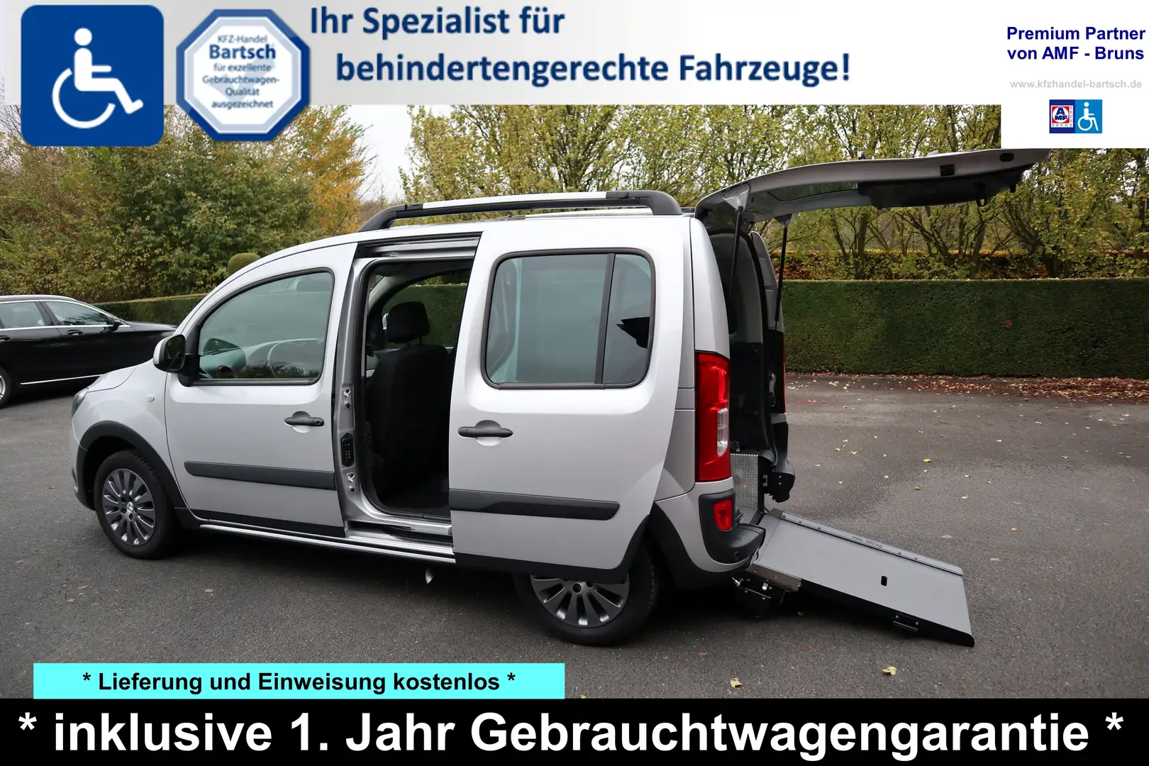 Mercedes-Benz Citan 112 Edition*rollstuhlgerecht*Garantie*AMF-Bruns* Argent - 1