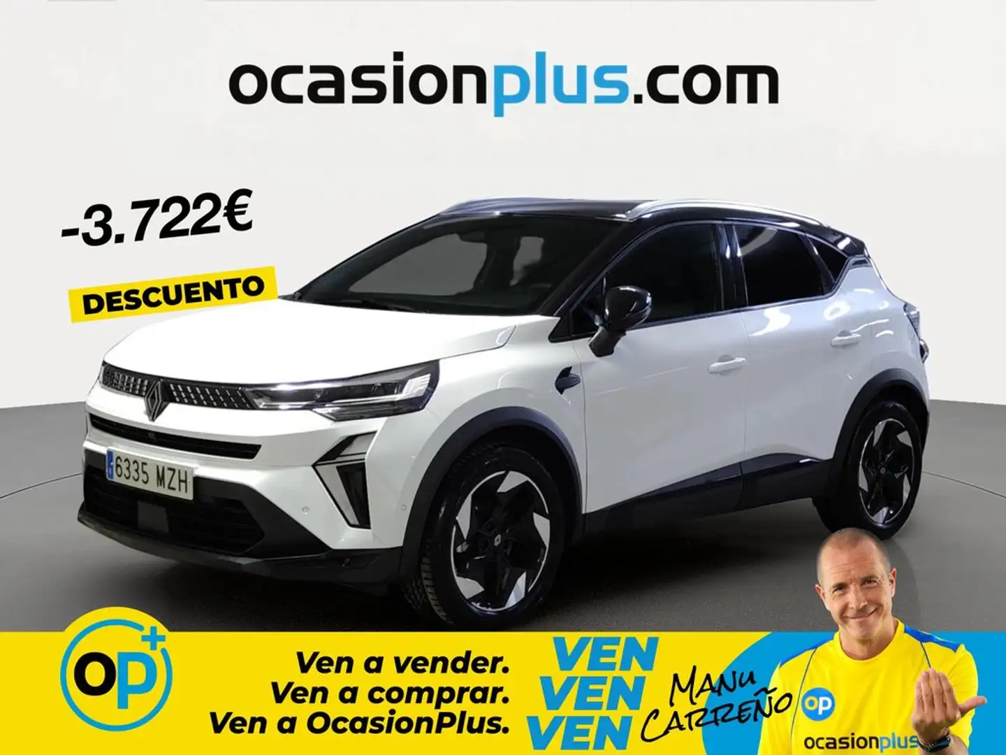 Renault Captur E-TECH Híbrido Techno 105kW Blanco - 1