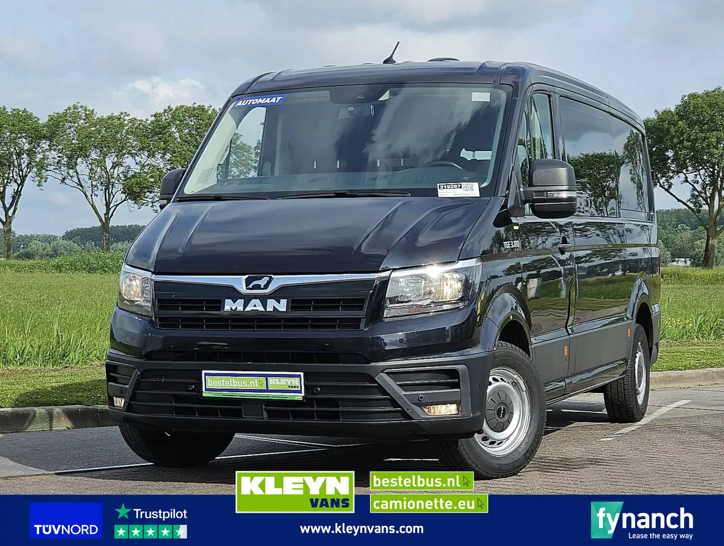 MAN TGE 3.180 dc ac aut. EURO6 Zwart - 1