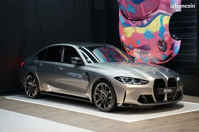 BMW M3 (G80) Competition 510cv BVA8 | Malus Payé Sièges Baquets Phares Laser Carbone extérieur Harman Kardon À partir de 980-Moi
