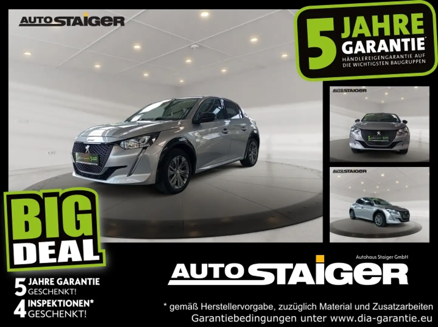 Peugeot 208 e- Allure Pack Elektro *Digital Cockpit* Grau - 1