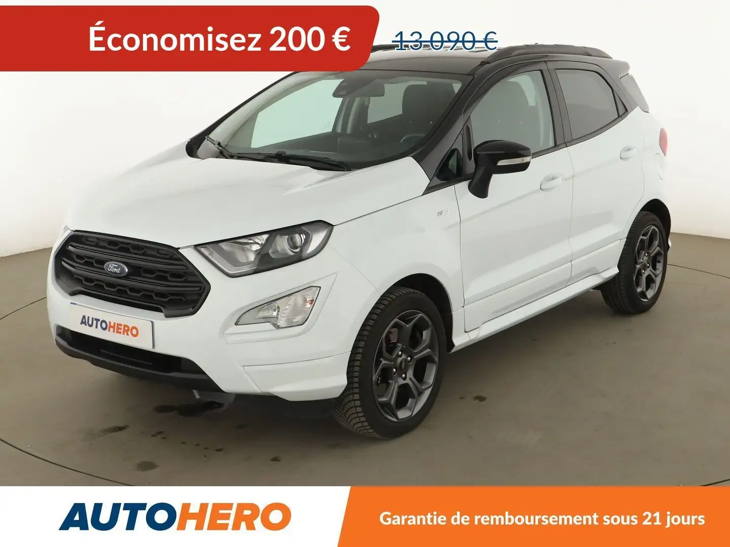 Ford EcoSport 1.0 EcoBoost ST Line Blanc - 1