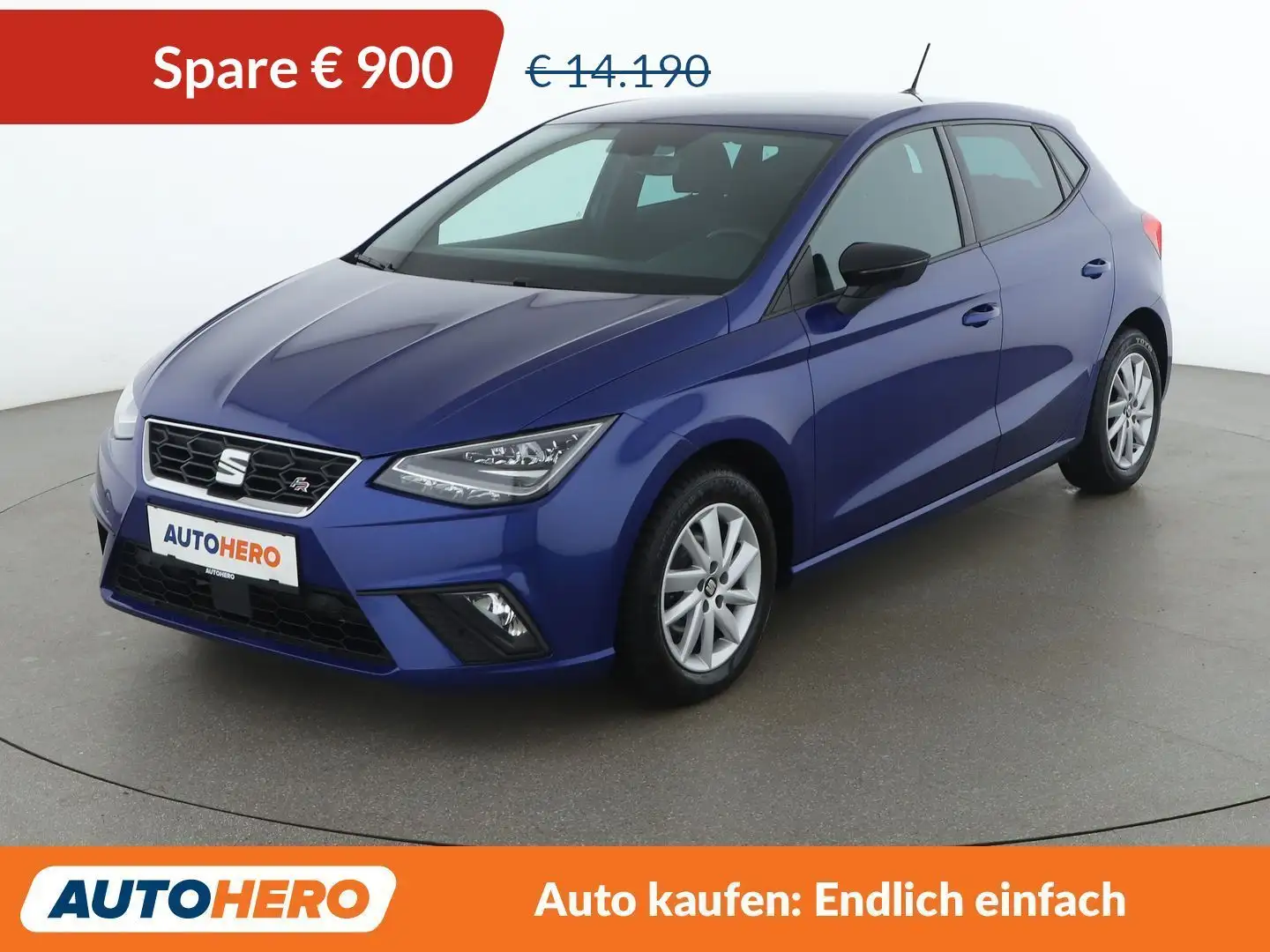SEAT Ibiza 1.0 FR Blau - 1