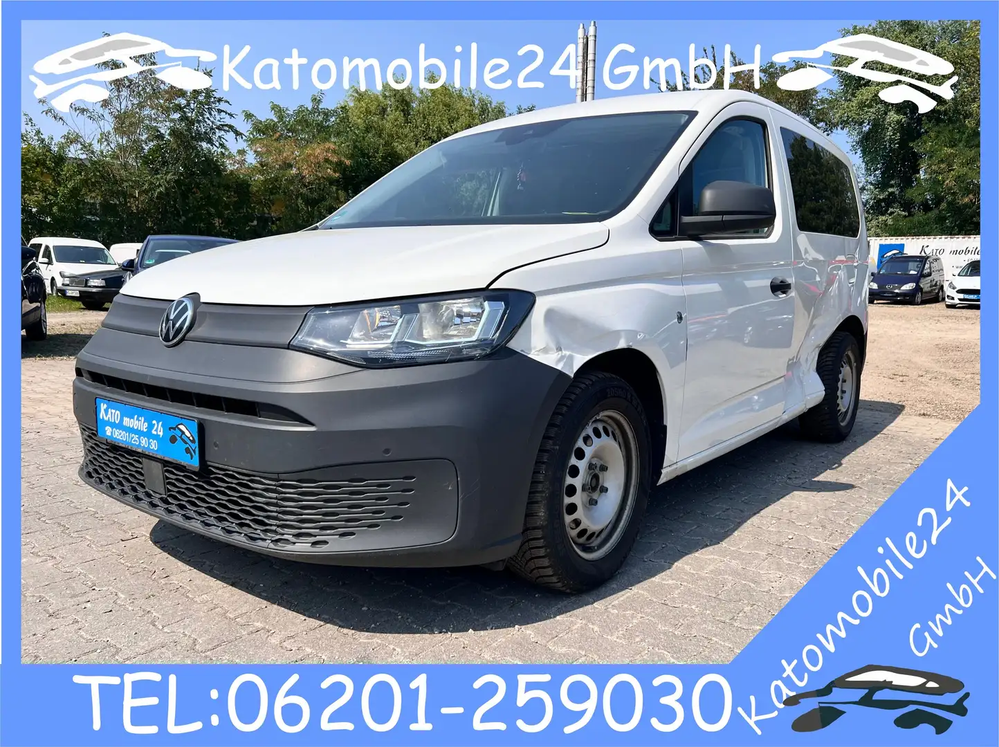 Volkswagen Caddy Kombi 2.0 TDI Navi Kamera Sitzheizung AHK ... Weiß - 1