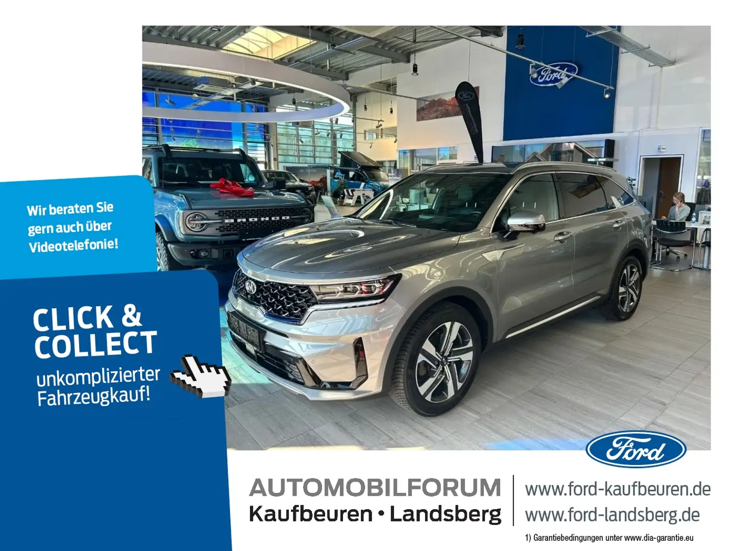 Kia Sorento 1.6 T-GDI Platinum LED bel.Sitze ACC AWD Grau - 1