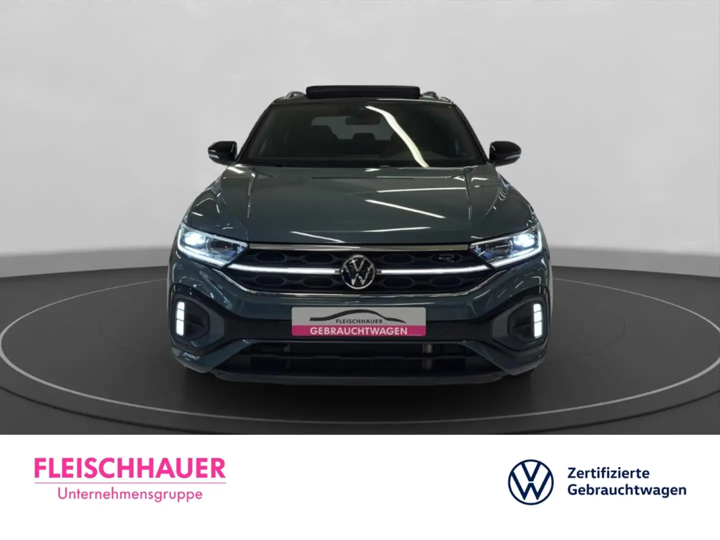 Volkswagen T-Roc R-Line 2.0 TDI 4M Matrix+Navi+AHK+Pano+Stdhzg+19'' Blau - 2
