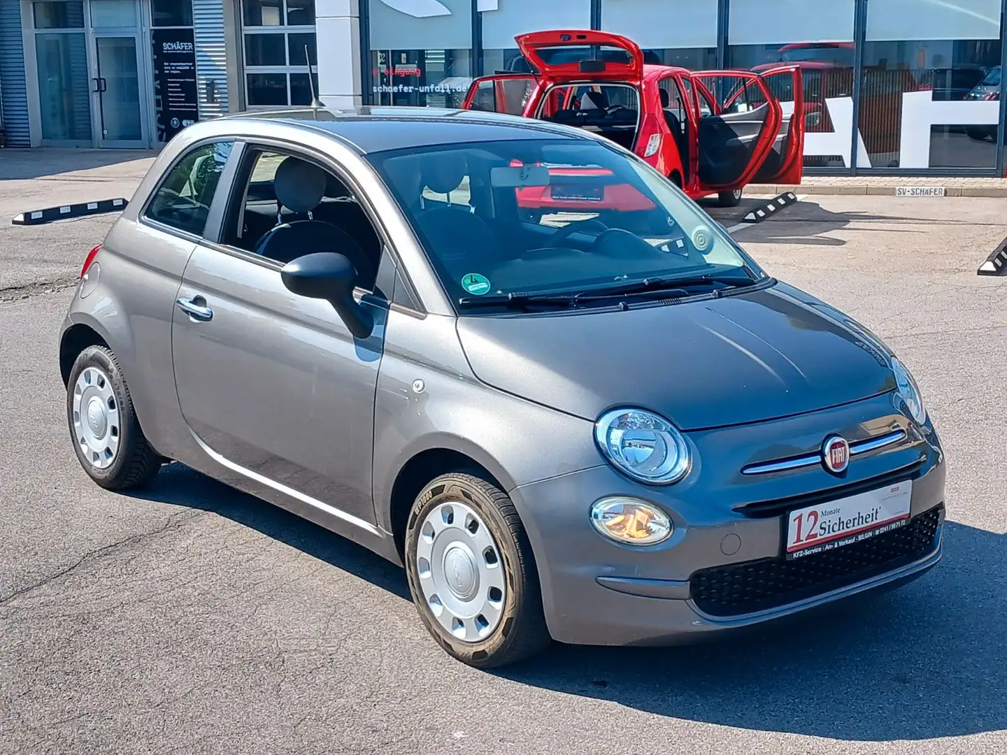 Fiat 500 Pop Star Garantie* Klima* TÜV 11.2026* Grau - 1