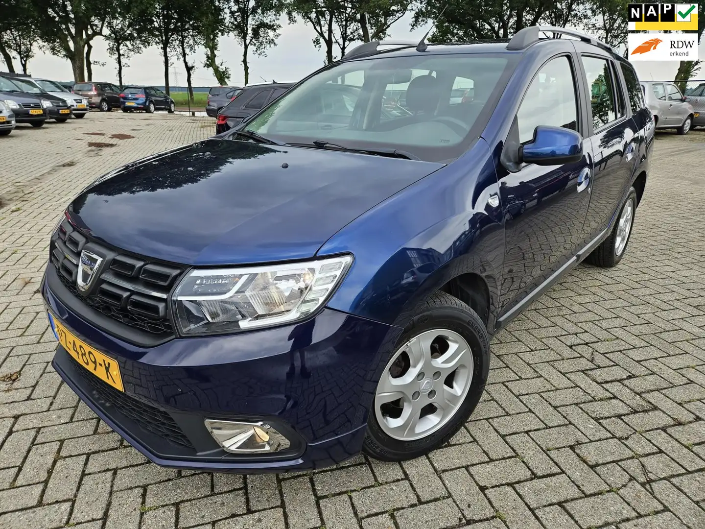 Dacia Logan MCV 0.9 TCe Laureate LPG. 2017. Airco/Cruise/Navig Blauw - 1