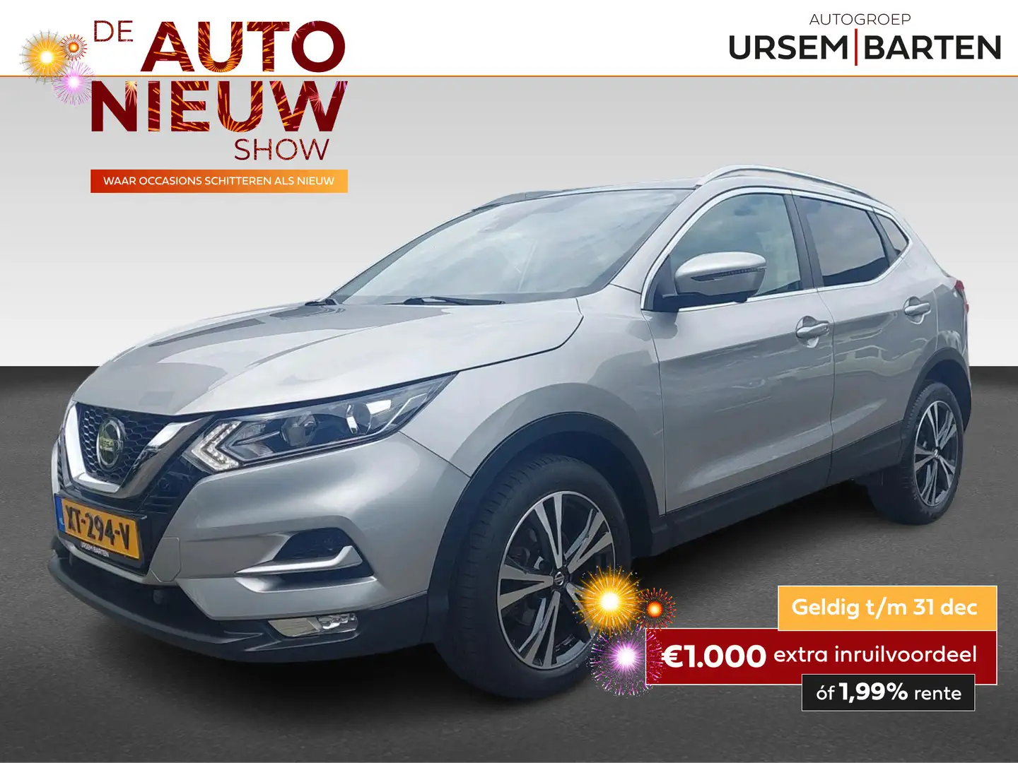 Nissan Qashqai 1.3 DIG-T N-Connecta | Panoramadak Zilver - 1