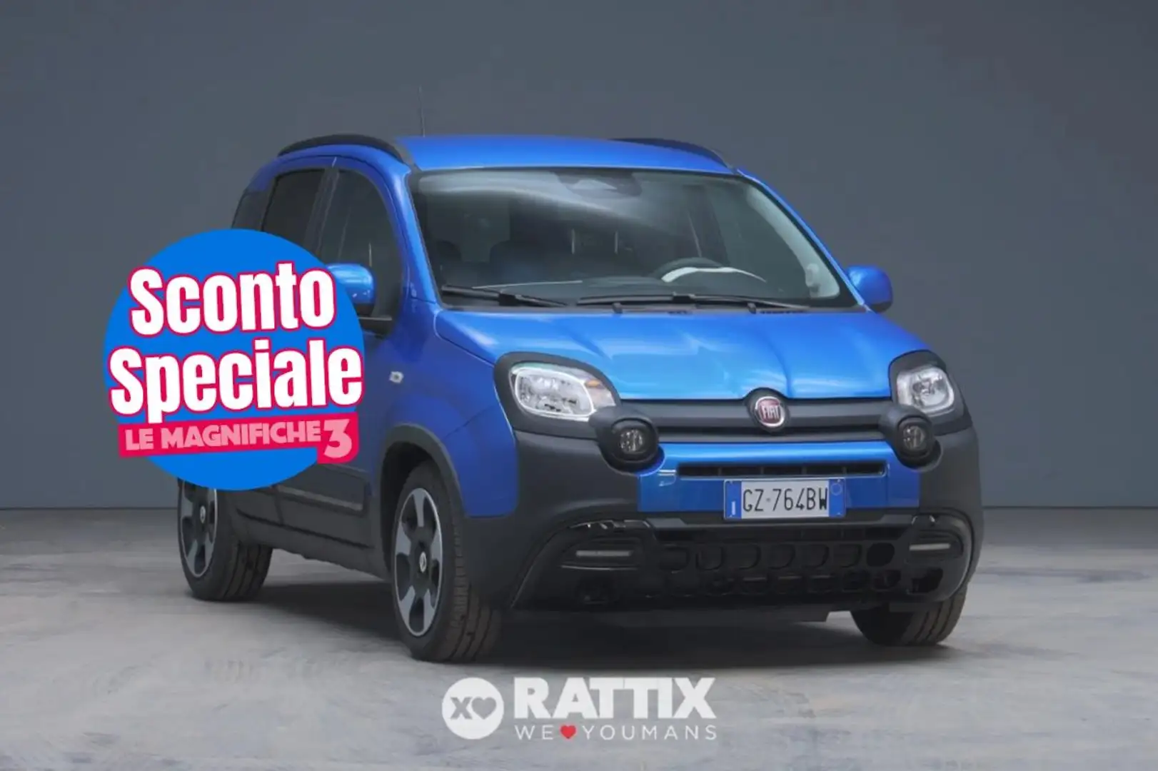 Fiat Panda Pandina 1.0 firefly hybrid 70CV Cross Bleu - 1