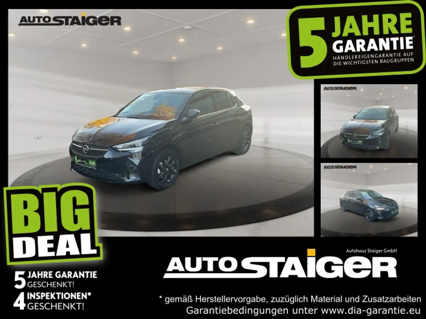 Opel Corsa F 1.2 Turbo Elegance LED Rückfahrkamera Zwart - 1