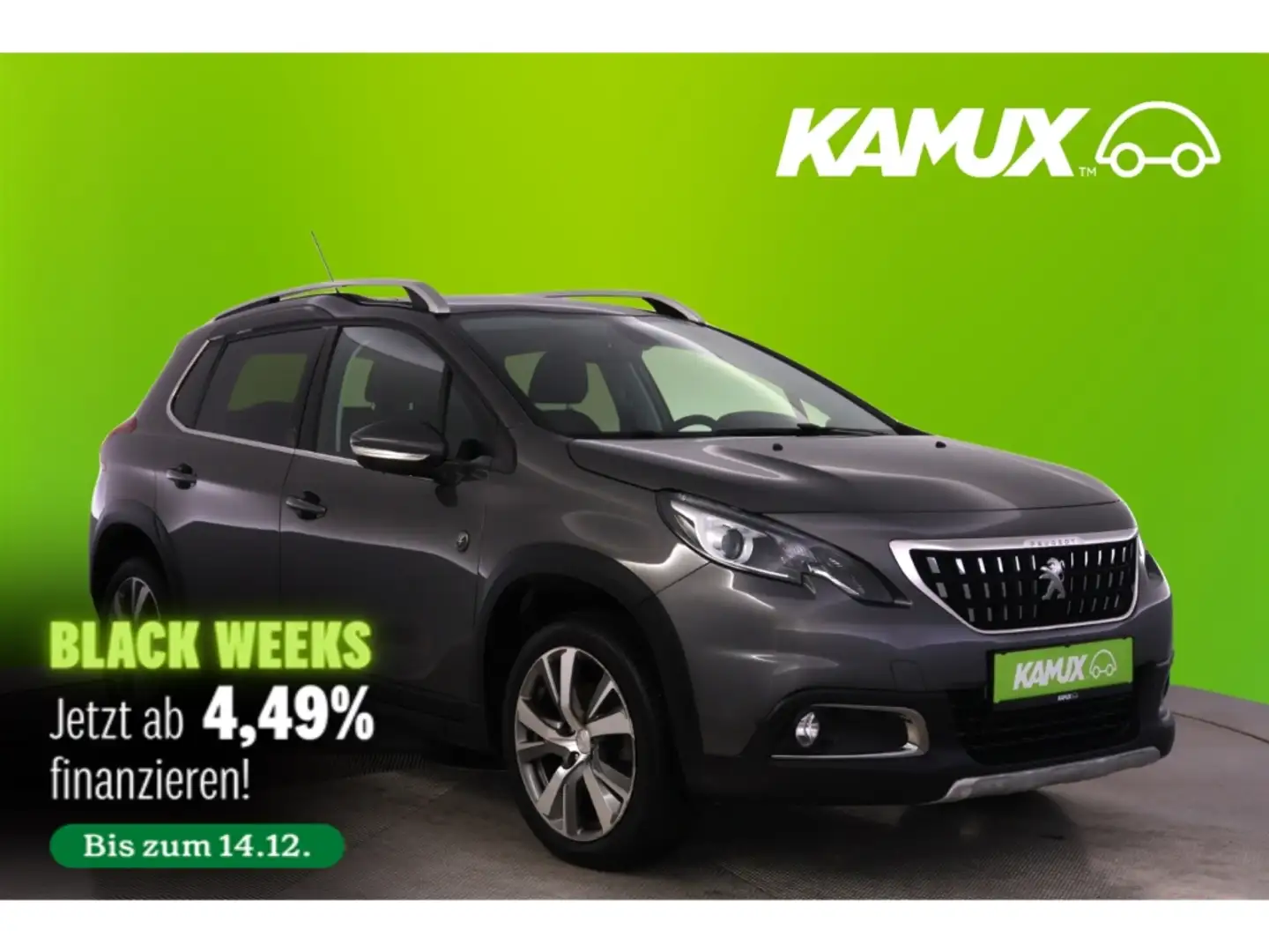 Peugeot 2008 1.2PureTech Crossway+NAVI+PANO+TEMPO+PDC Grijs - 1