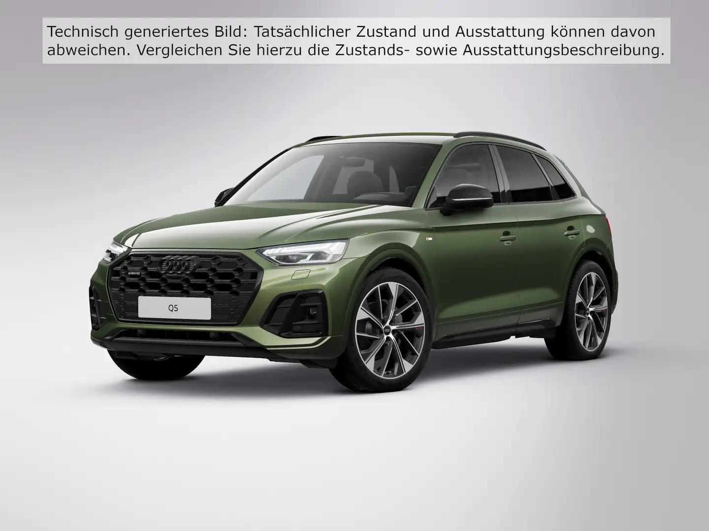 Audi Q5 40 TDI Q S LINE OPS+ MATRIX BuO AHK Grün - 2