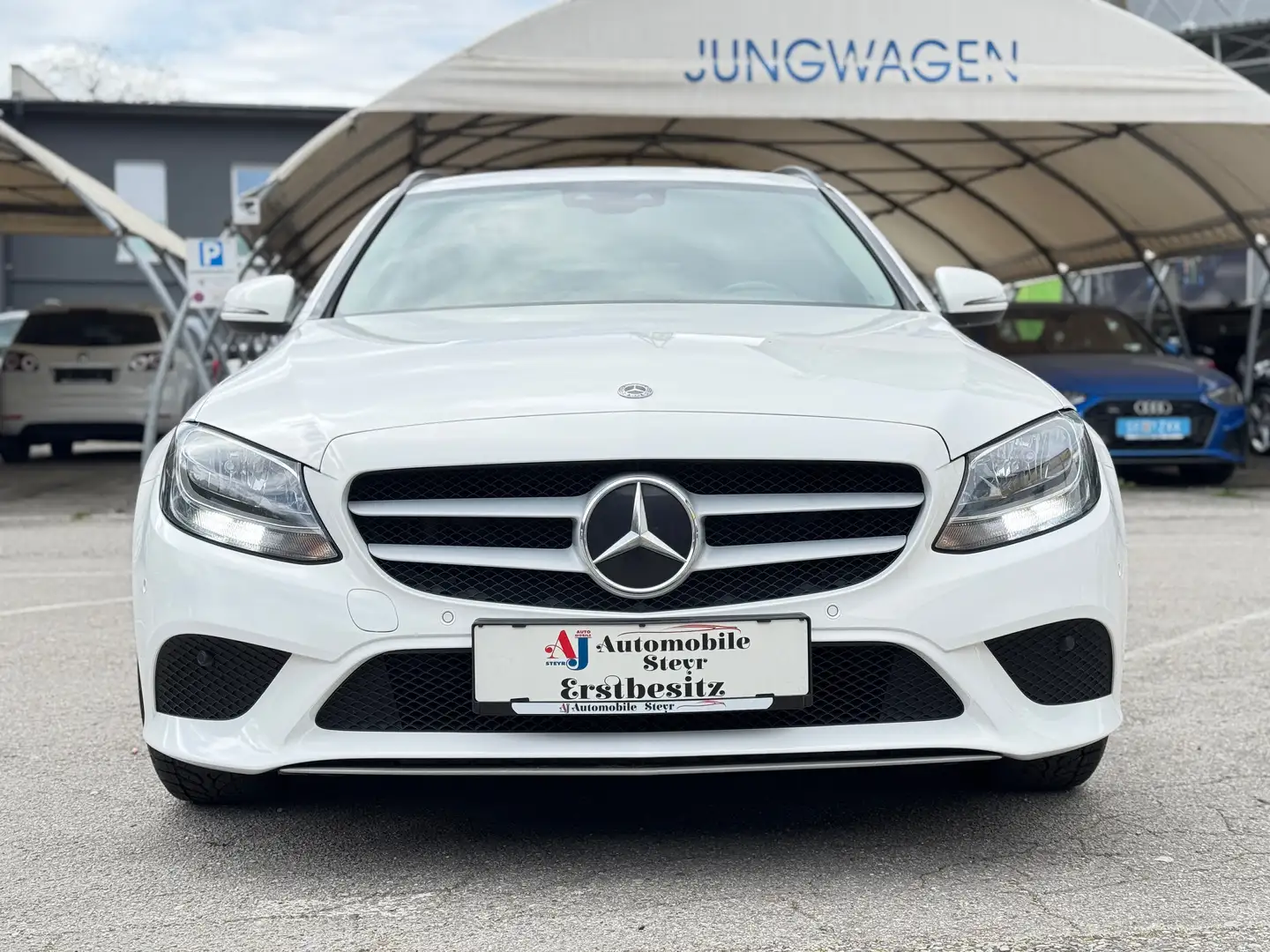 Mercedes-Benz C 220 d T Kombi 9G-TRONIC+Navi+Apple CarPlay+Kamera+AHK Blanc - 2