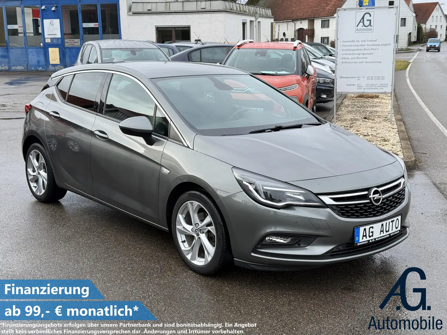 Opel Astra Dynamic +Garantie Navi Tempomat Service NEU Gris - 1