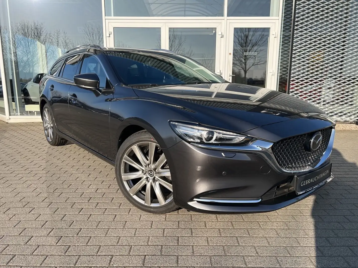 Mazda 6 Exclusive Leder BOSE Matrix 360° Sitzh Tempo Navi Grau - 2