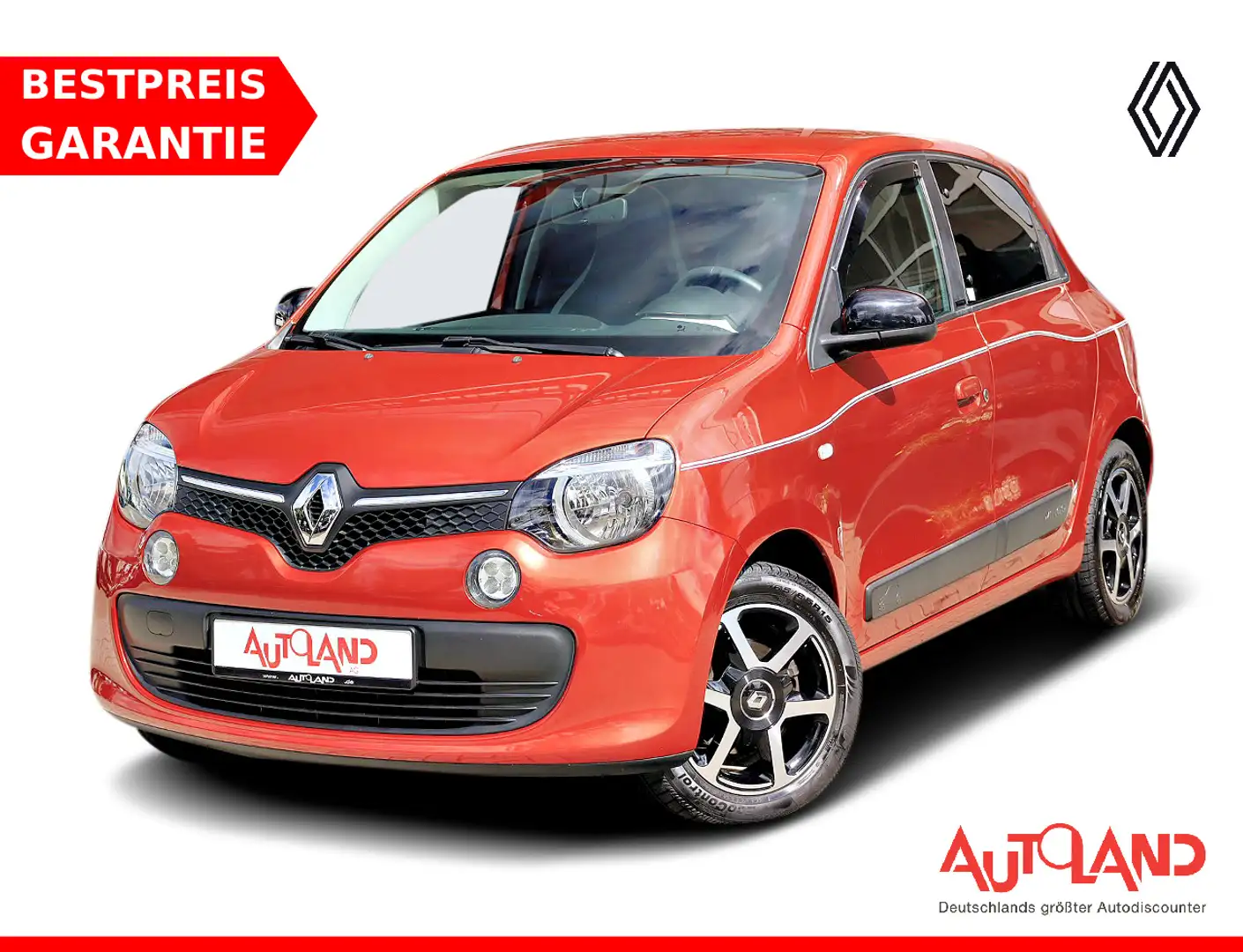 Renault Twingo 1.0 Limited Klima Bluetooth AUX USB Rot - 1