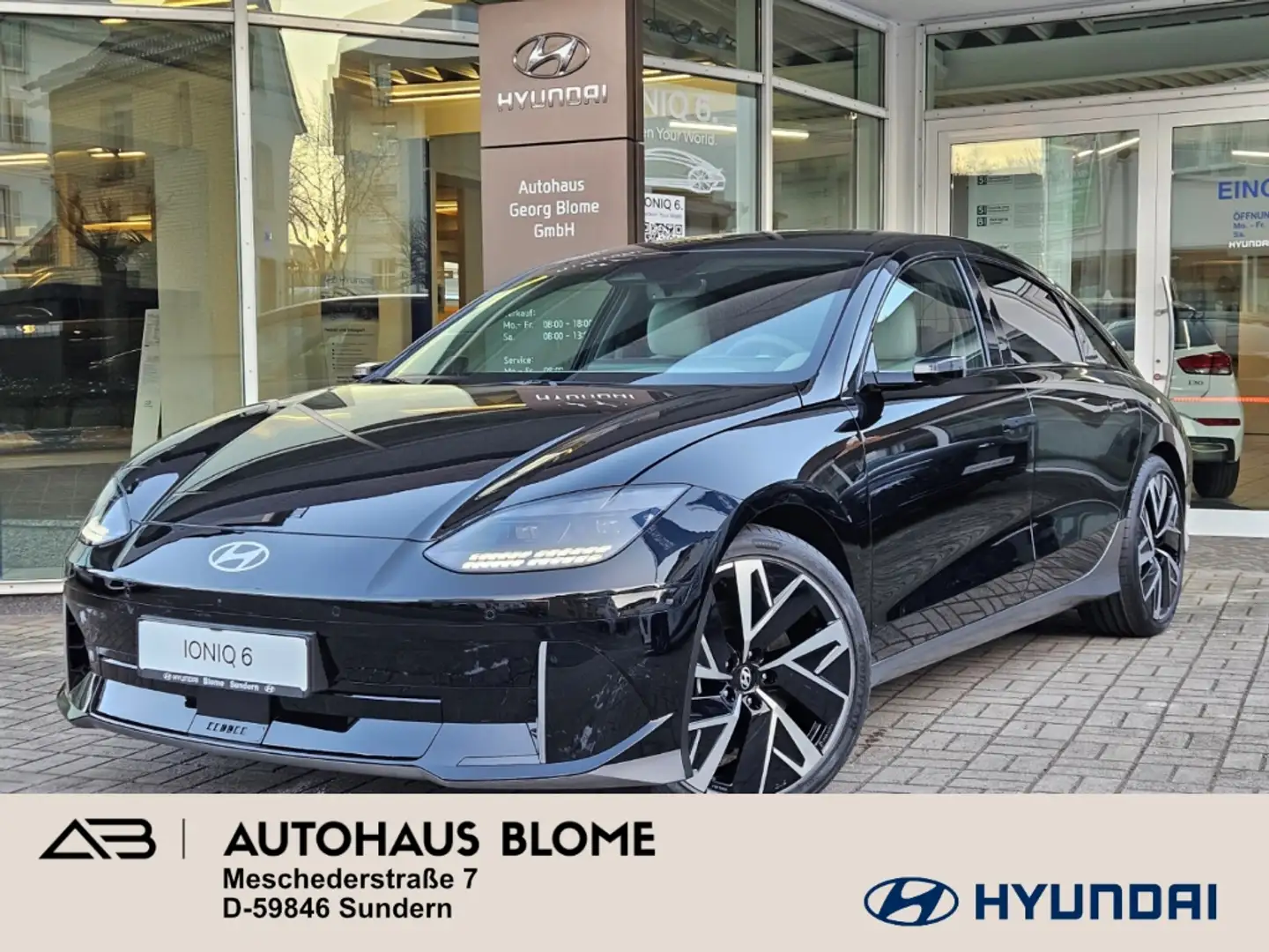Hyundai IONIQ 6 77,4 kWh 4WD UNIQ, 20'' LM, digitale Spiegel, 360° Black - 1