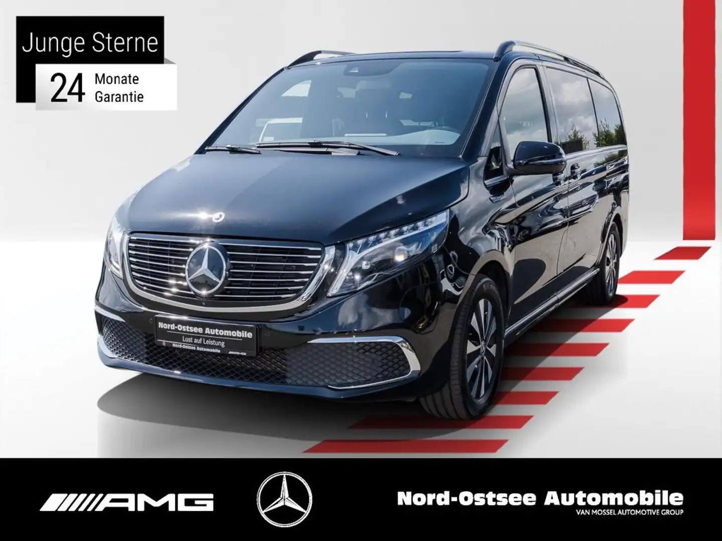 Mercedes-Benz EQV 300 AVANTGARDE LED TEMPOMAT 360°KAMERA Zwart - 1