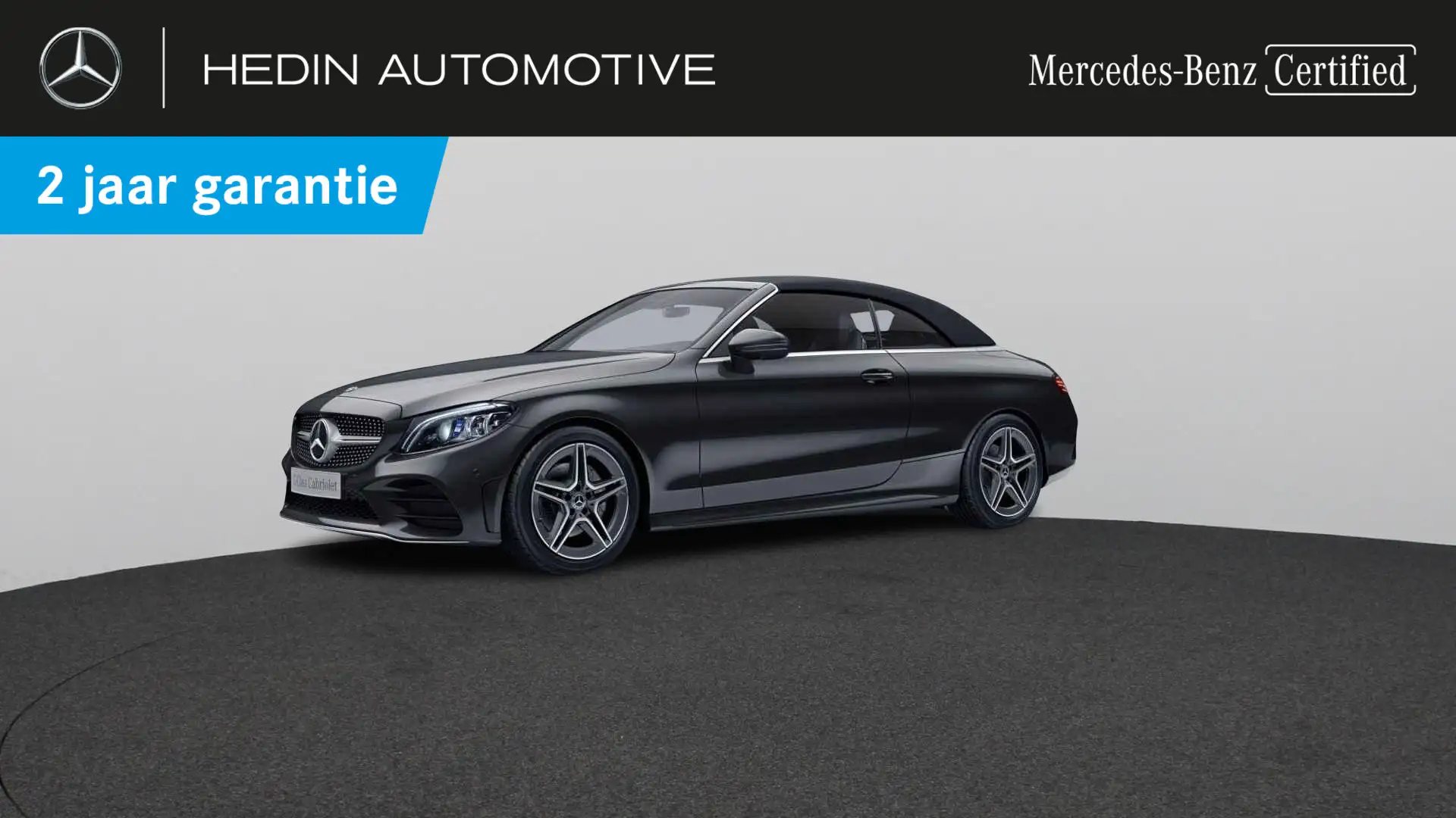 Mercedes-Benz C 200 Cabriolet AMG Line | Verwarmde Zetels | Parkeersen Grijs - 1