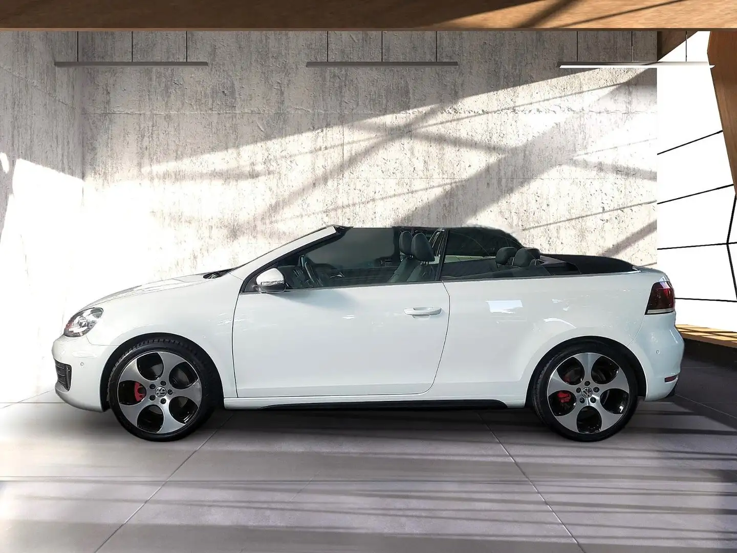 Volkswagen Golf VI Cabriolet 2.0 GTI|DSG|NAVI|BI-XENON LED| Blanco - 2