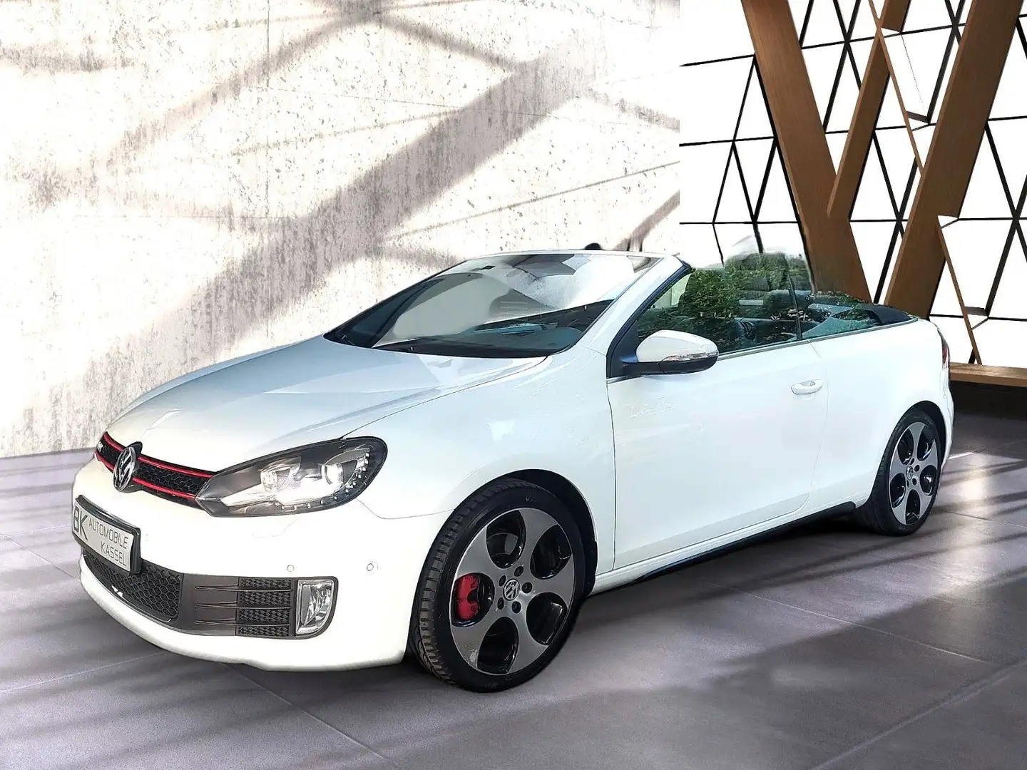 Volkswagen Golf VI Cabriolet 2.0 GTI|DSG|NAVI|BI-XENON LED| Blanco - 1