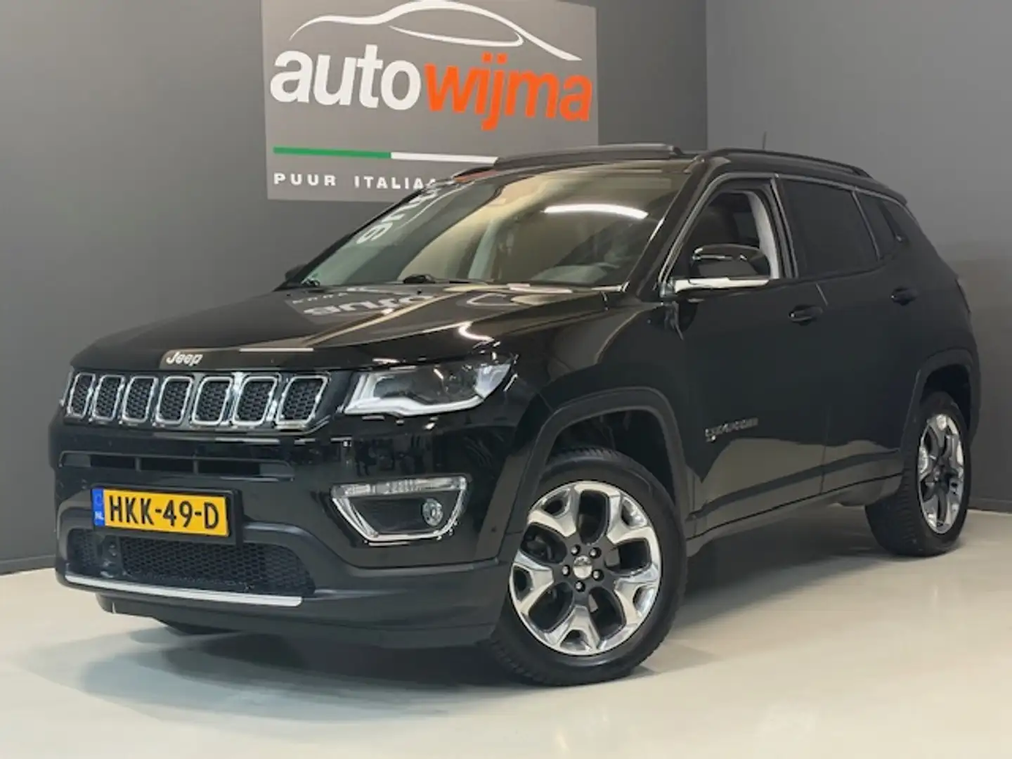 Jeep Compass 1.4 MultiAir 170pk Limited 4x4 Automaat Panoramada Zwart - 1