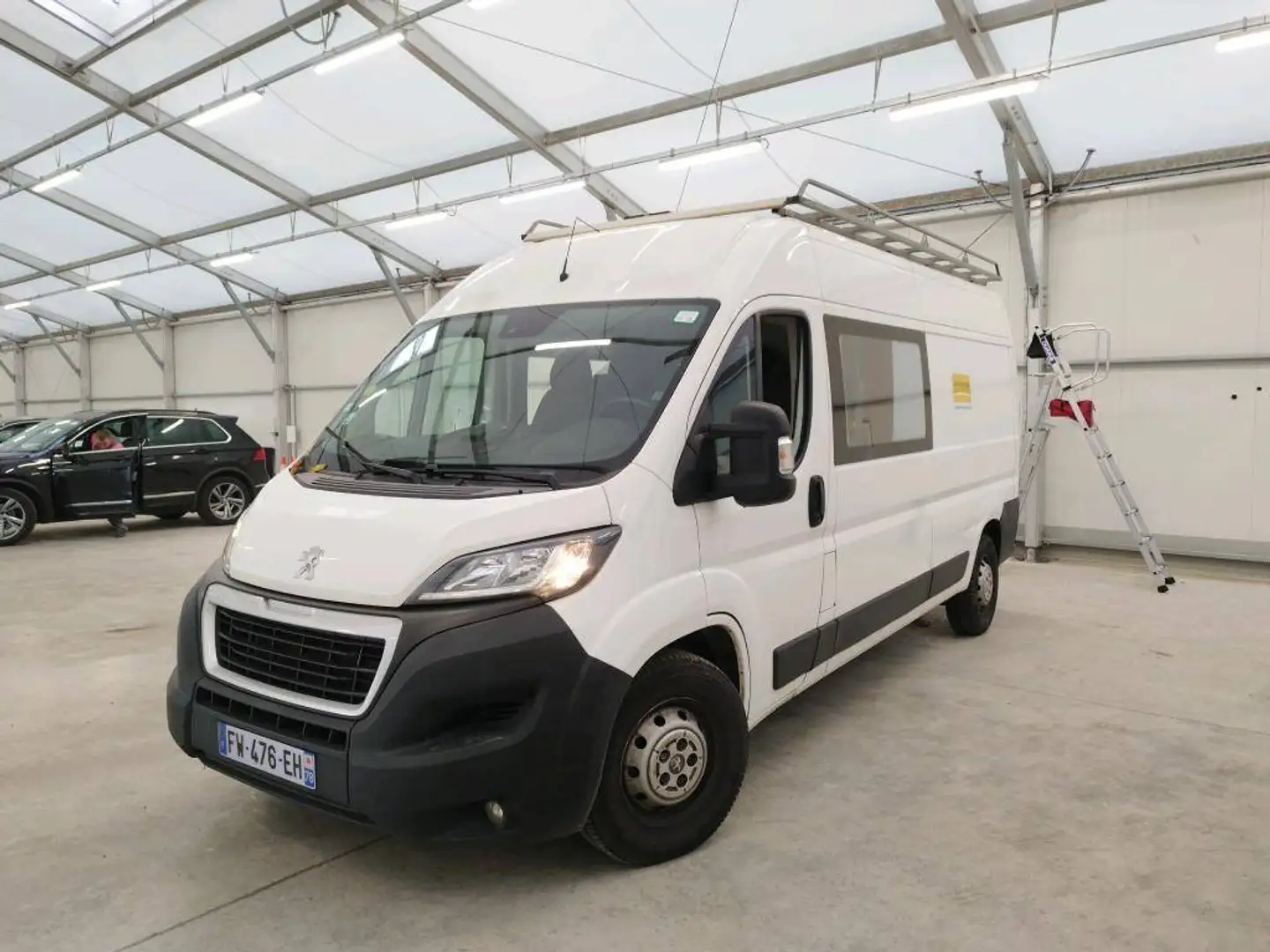 Peugeot Boxer L3 7places 165CV banquette repliable Blanc - 2
