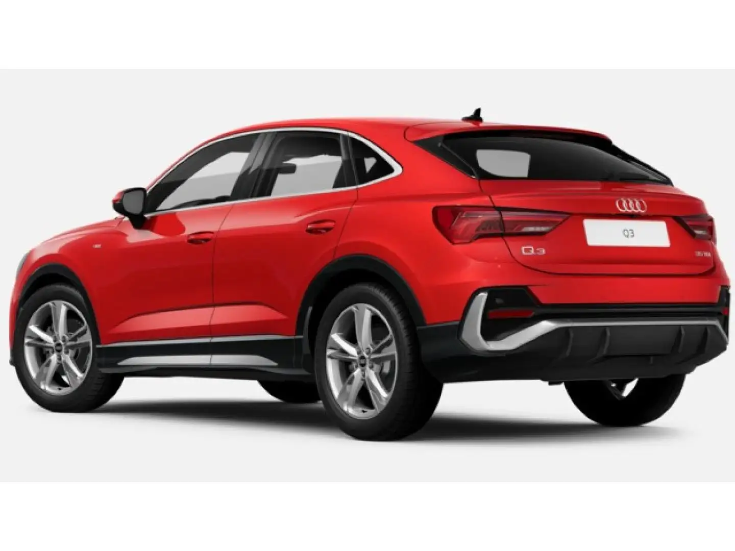 Audi Q3 Sportback 35 TDI Black line S tronic Rojo - 2